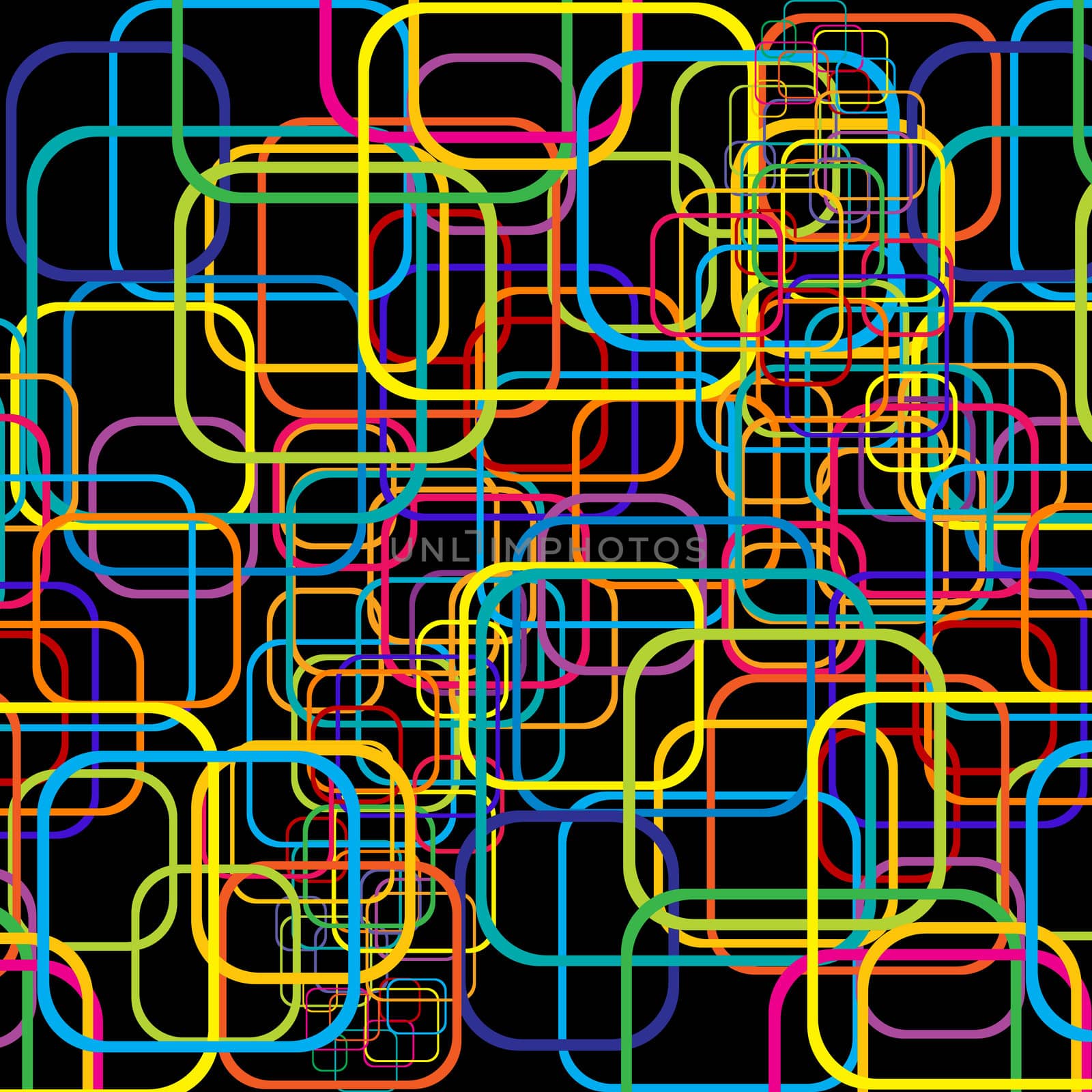 Abstract background with squares