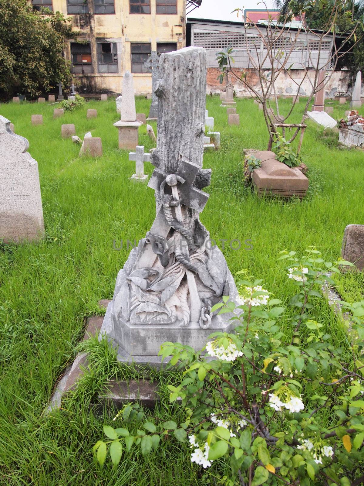 Protestant Cemetery Bangkok, Thailand by siraanamwong