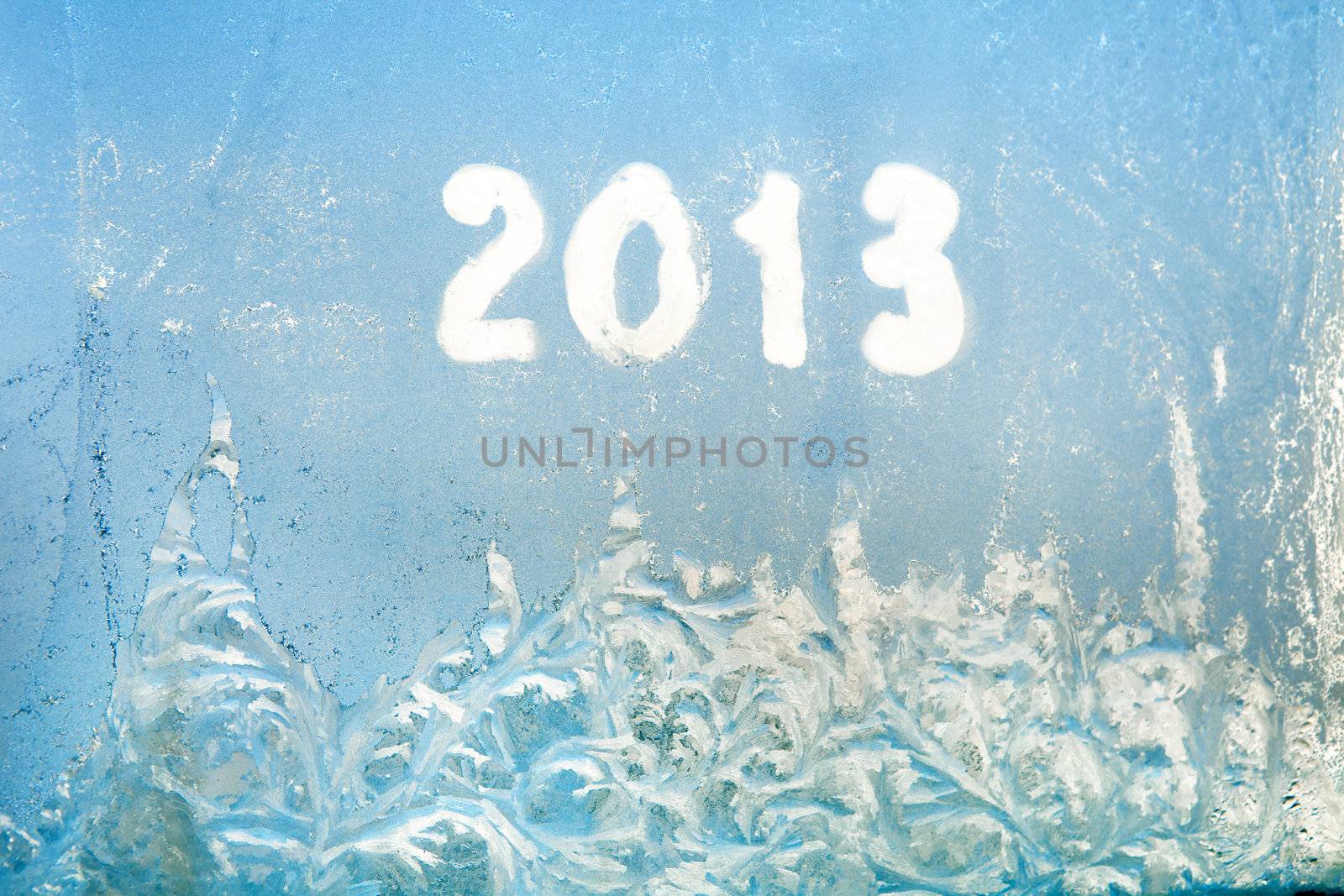 frost on the window  by vsurkov
