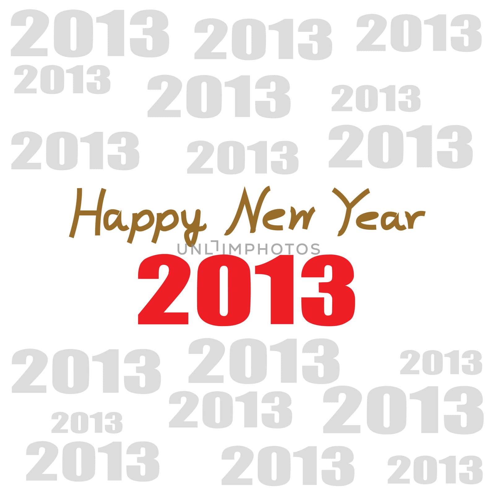 Happy new year in 2013.