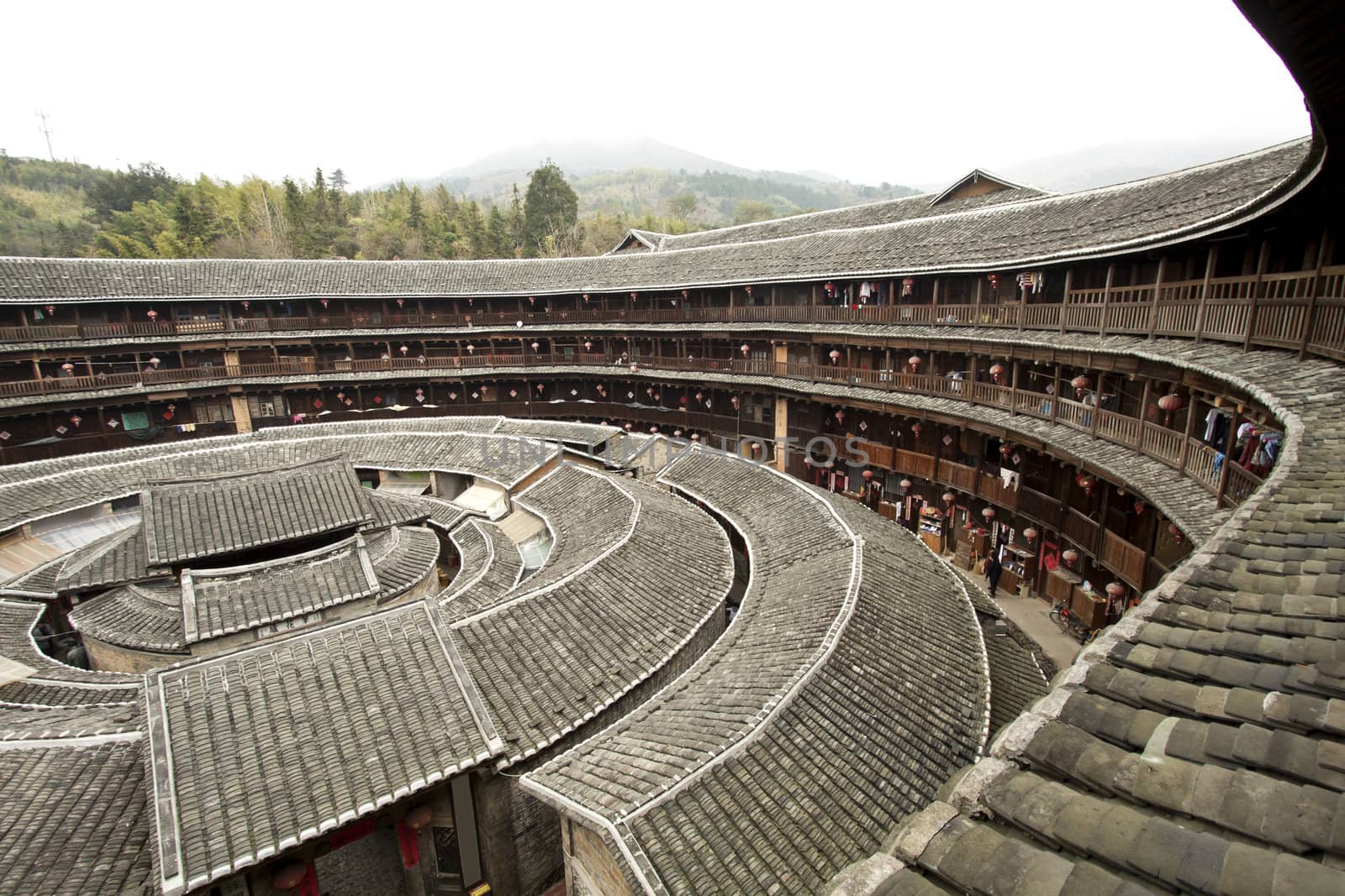 Fujian Tulou house in China by kawing921