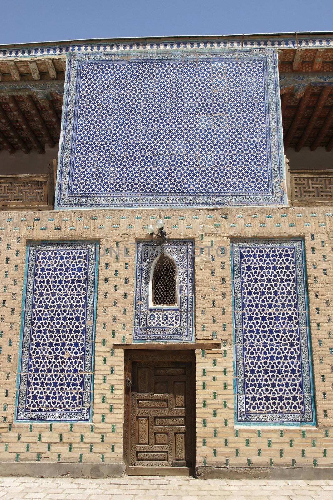 Palace Toshxovli, Khiva, Uzbekistan by alfotokunst