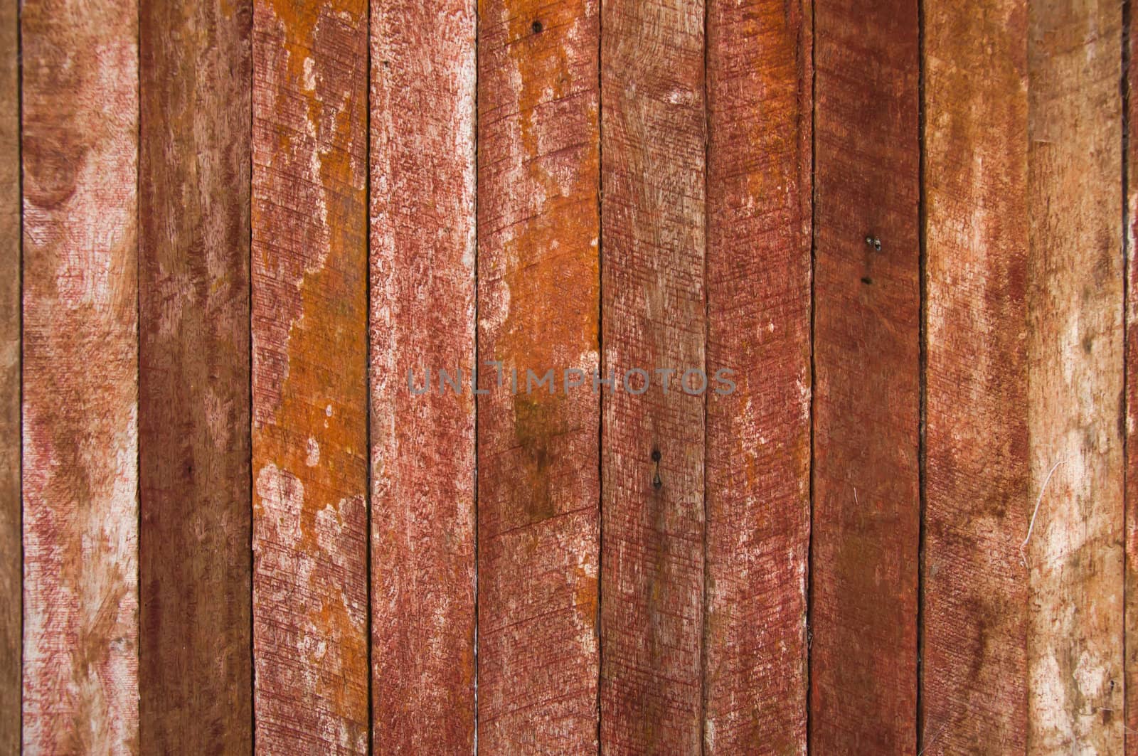 Close up of wood door.