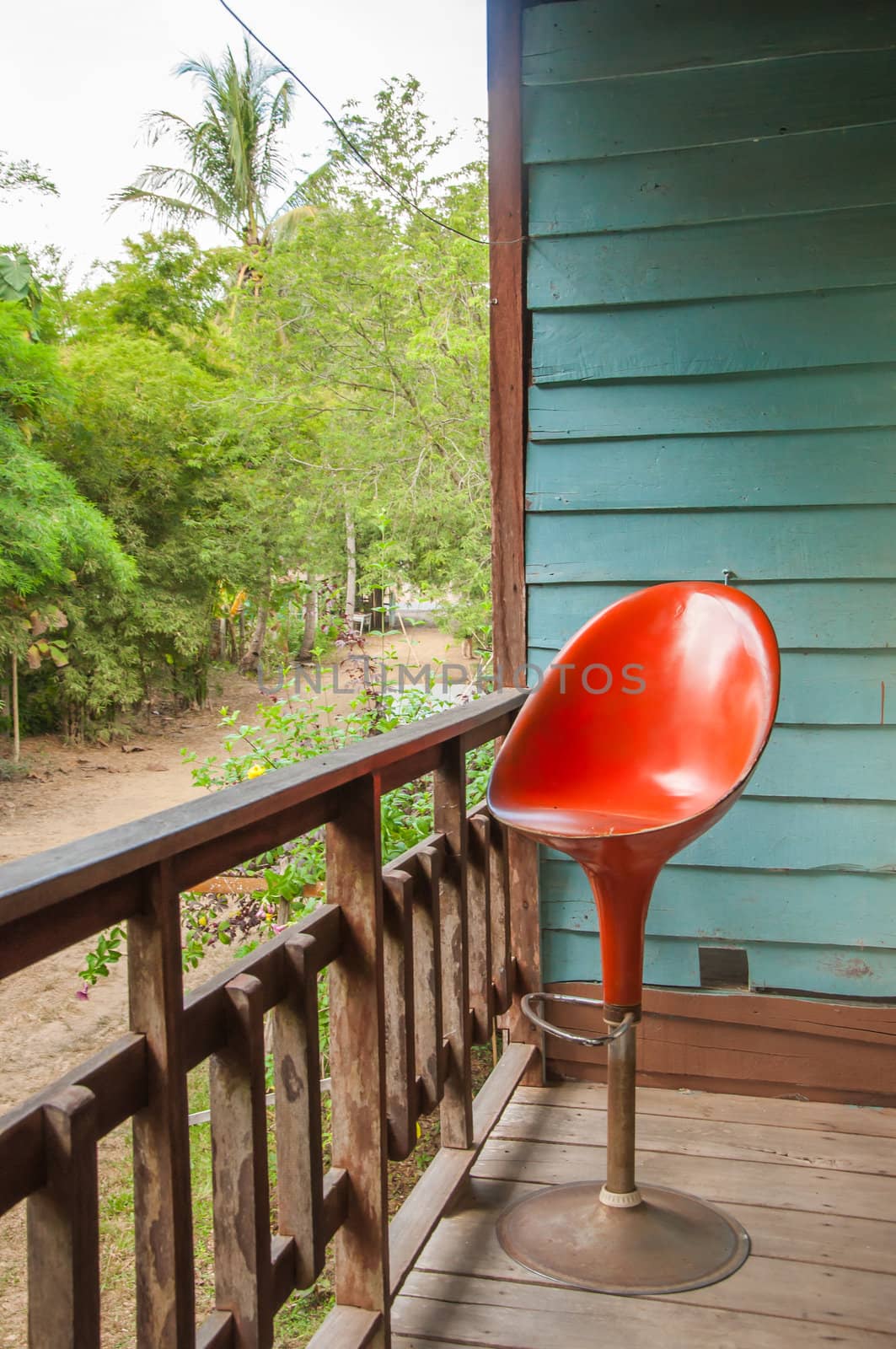Chair on the terrace by gubgib