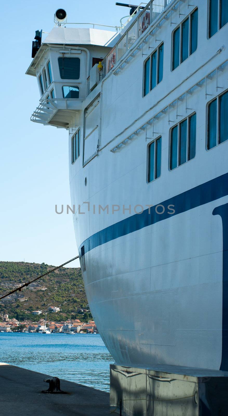 bridge of sea ferry