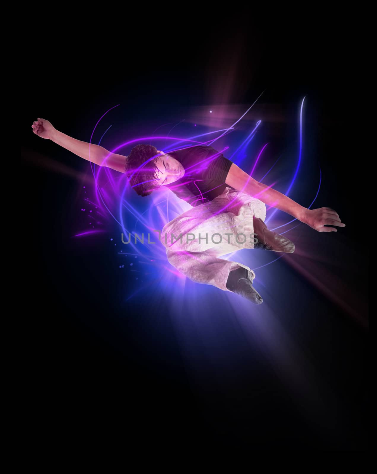 stylish modern ballet dancer jumping 4 by ra2studio