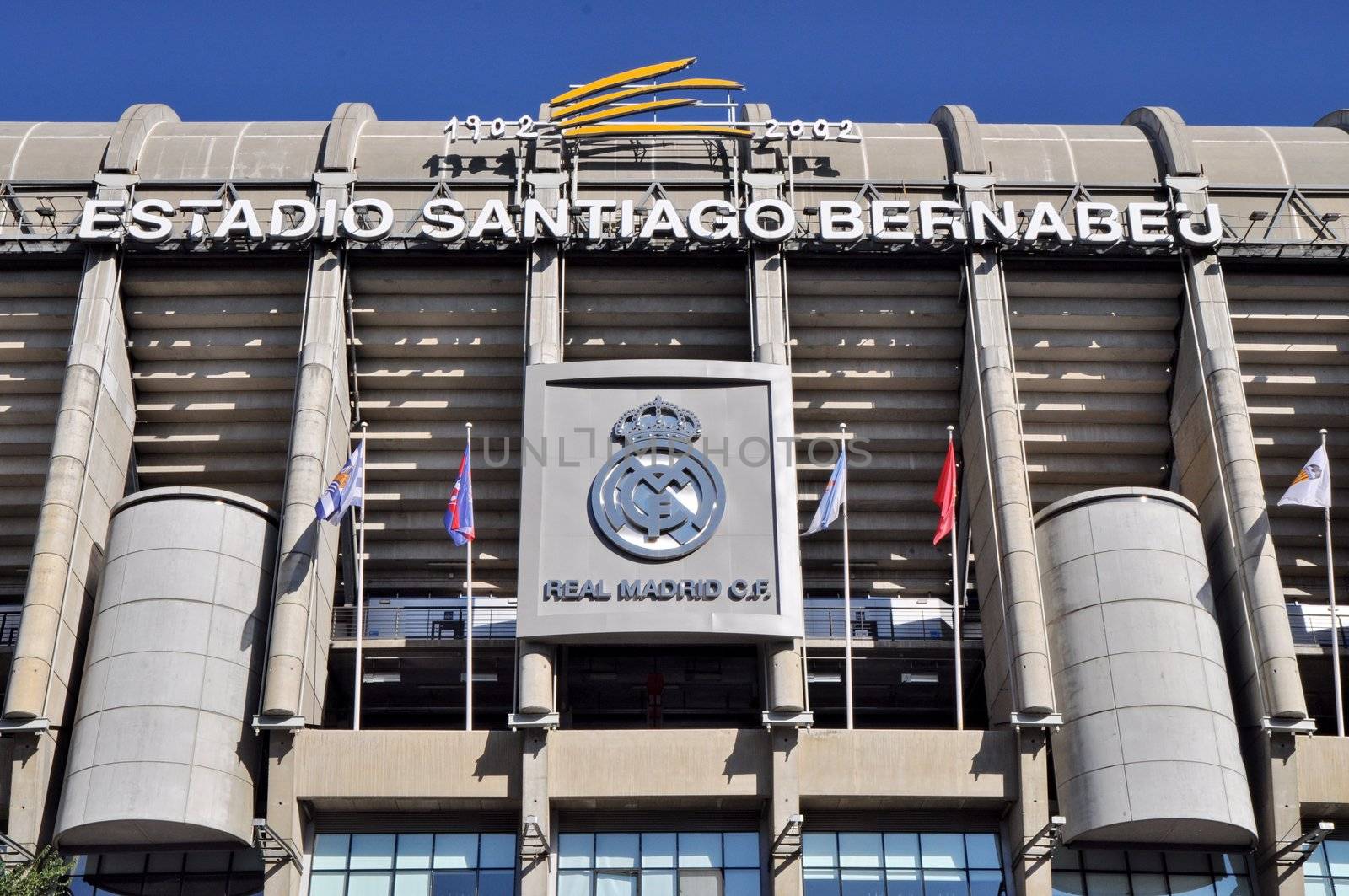 MADRID, SPAIN-SEPTEMBER 30:Santiago Bernabeu Stadium of Real Mad by anderm