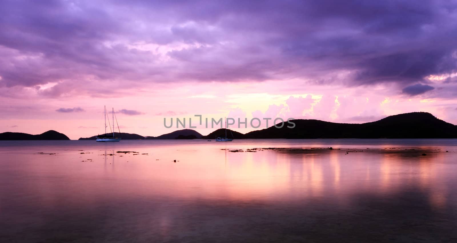 Cape Panwa sunset in Phuket Thailand Asia