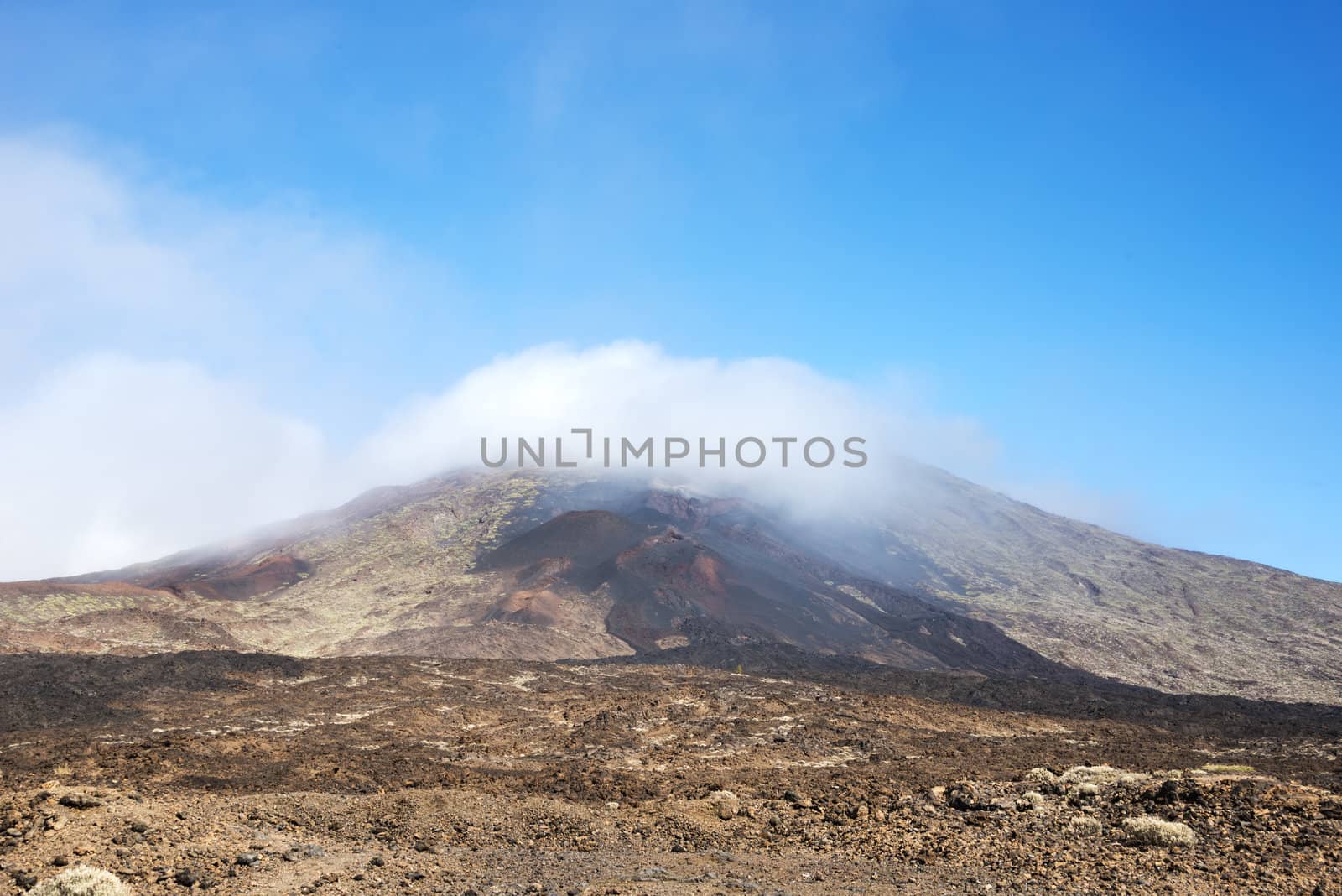 vulcano on the spanish island tenerife
