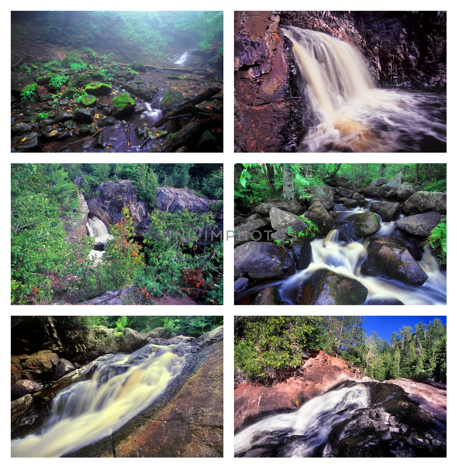Wisconsin Waterfall Scenes by Wirepec