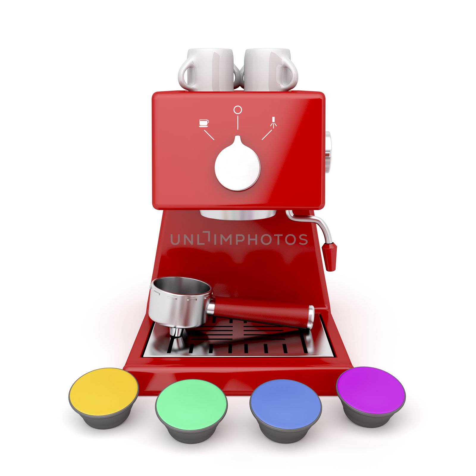 Coffee machine capsules by magraphics