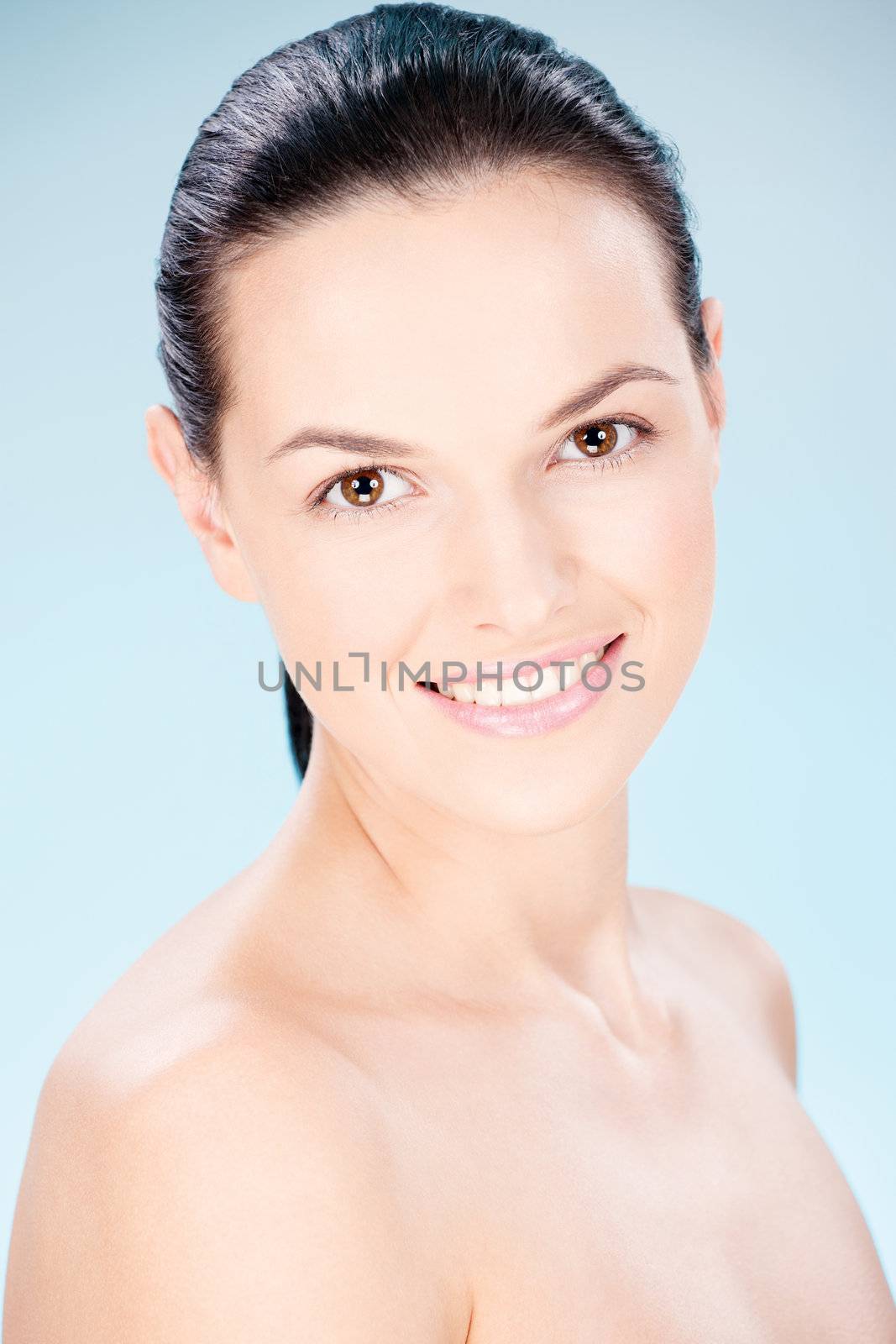 Portrait of a pretty woman, Clean skin concept