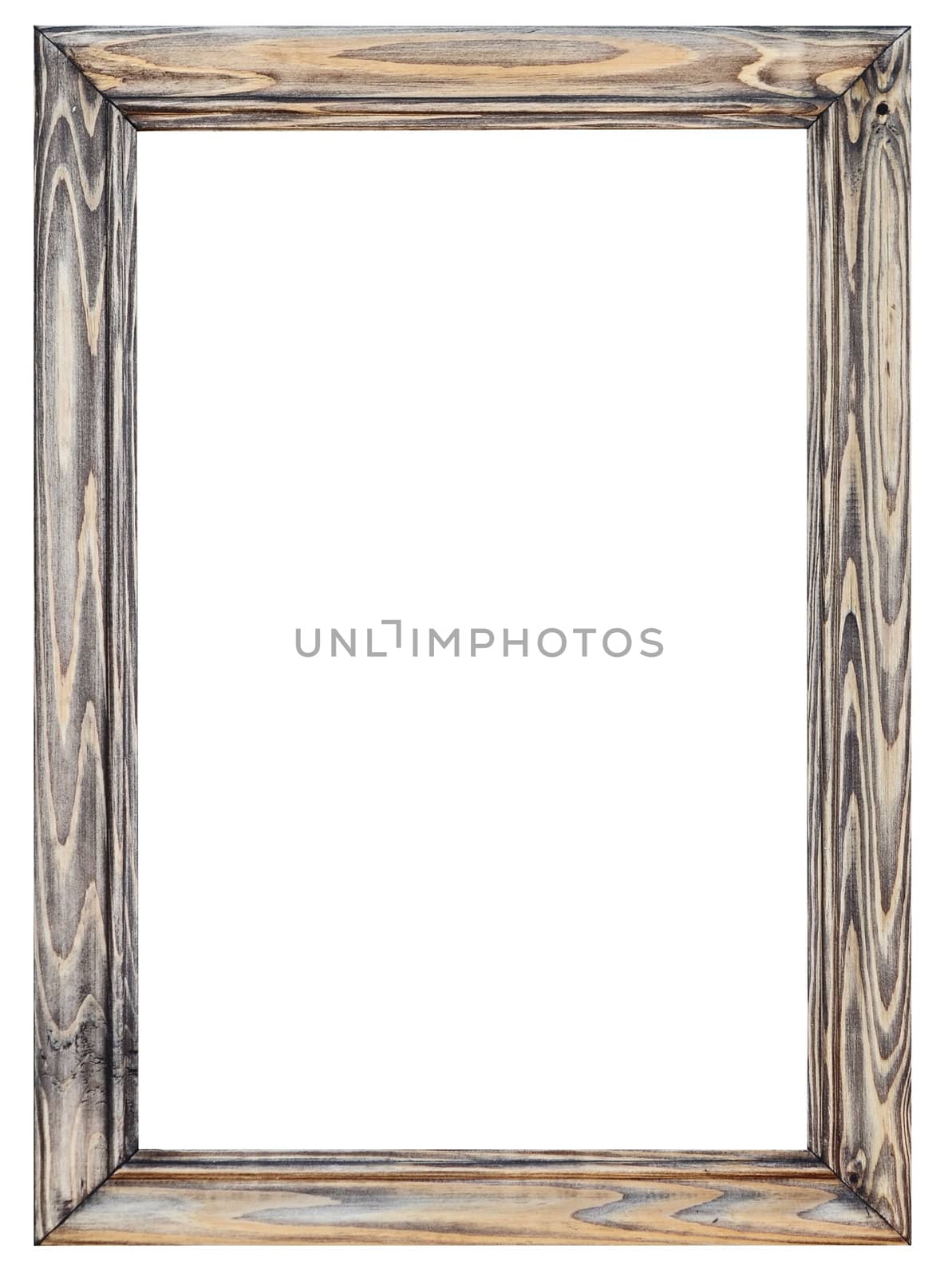 photo frame isolated on white background with clipping path