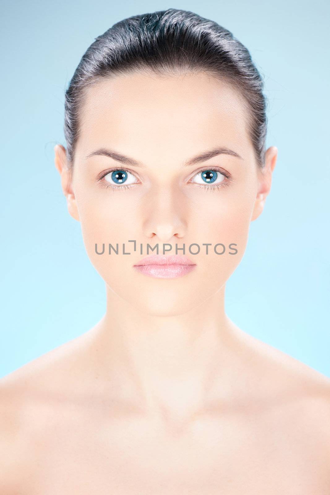 Clean skin woman by imarin