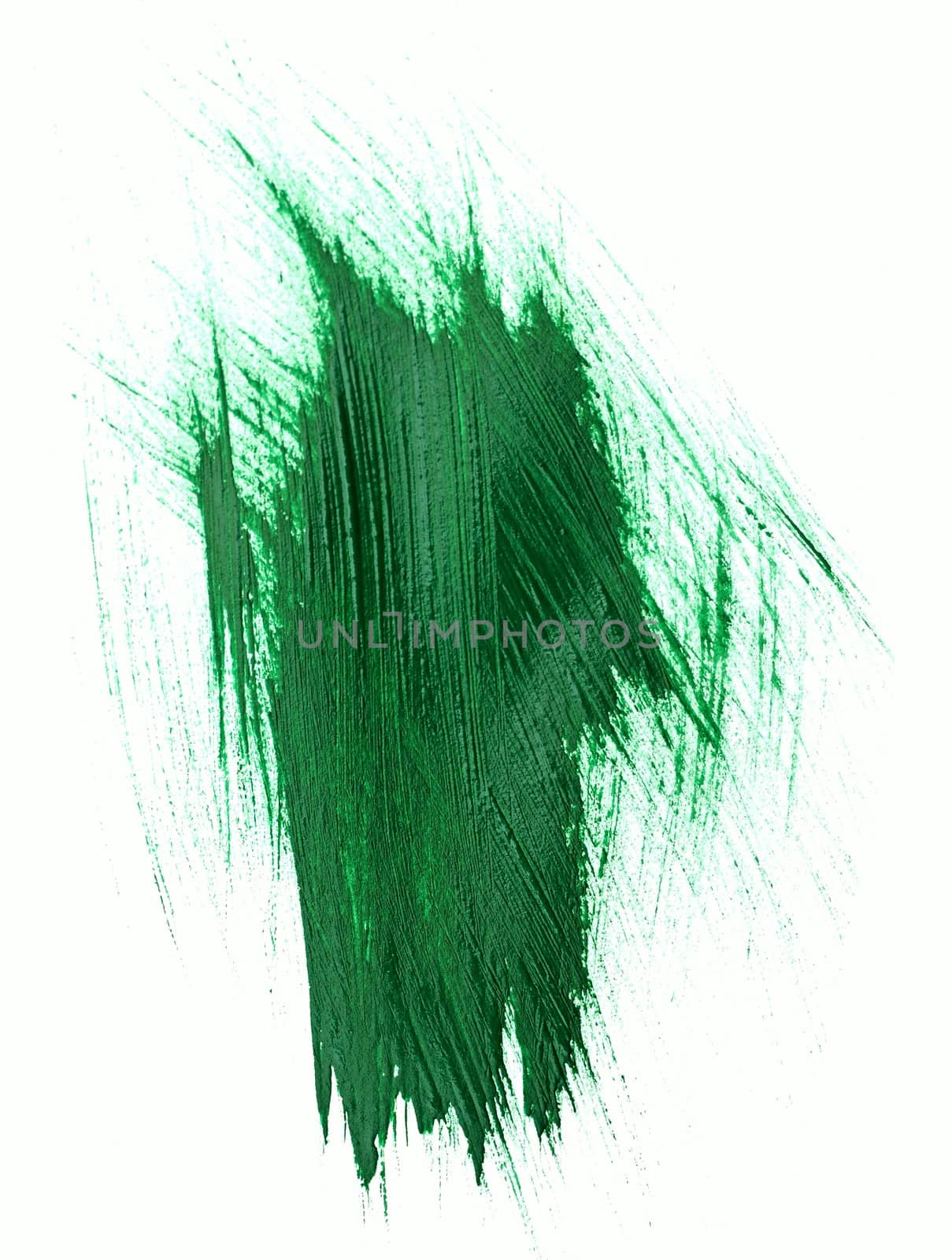 Green watercolor brush strokes with space for your own text 