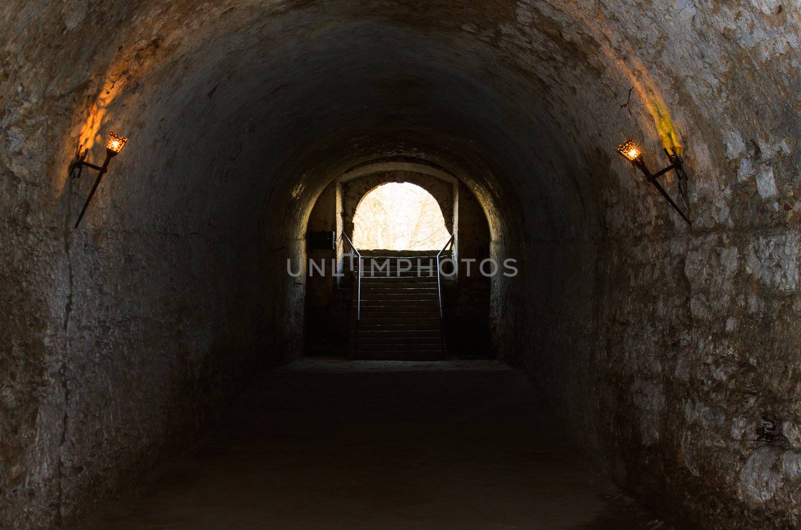 bad lit catacombs of the castle by sfinks