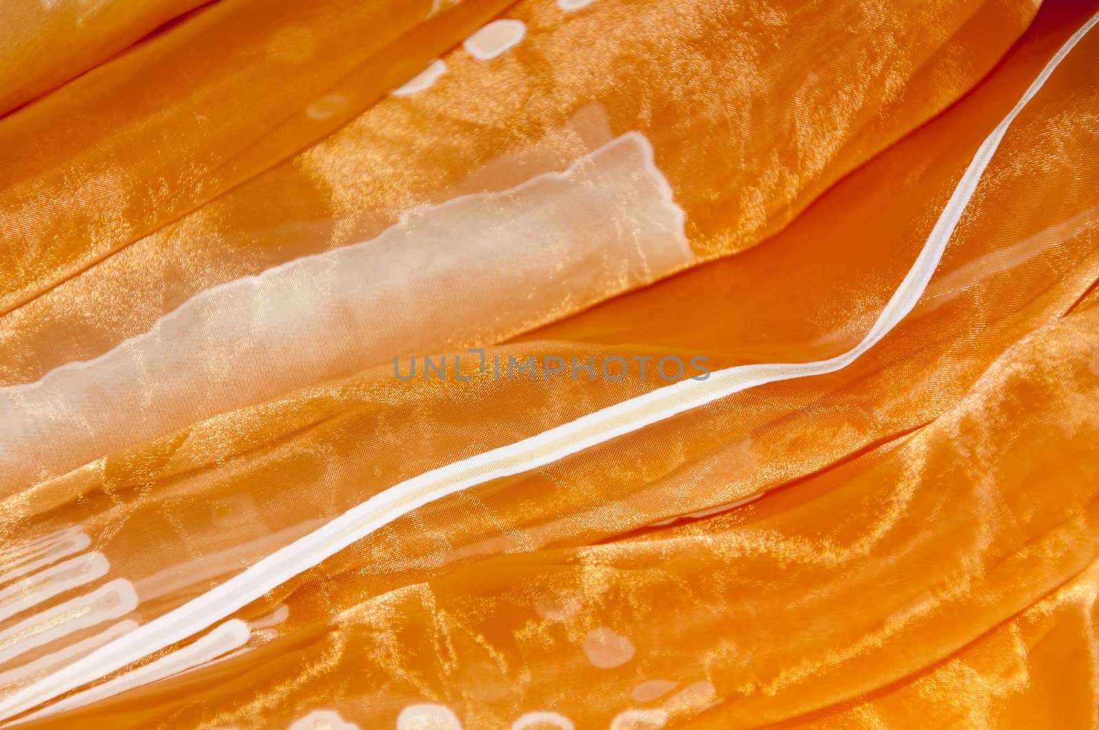 Abstract background - orange fabric