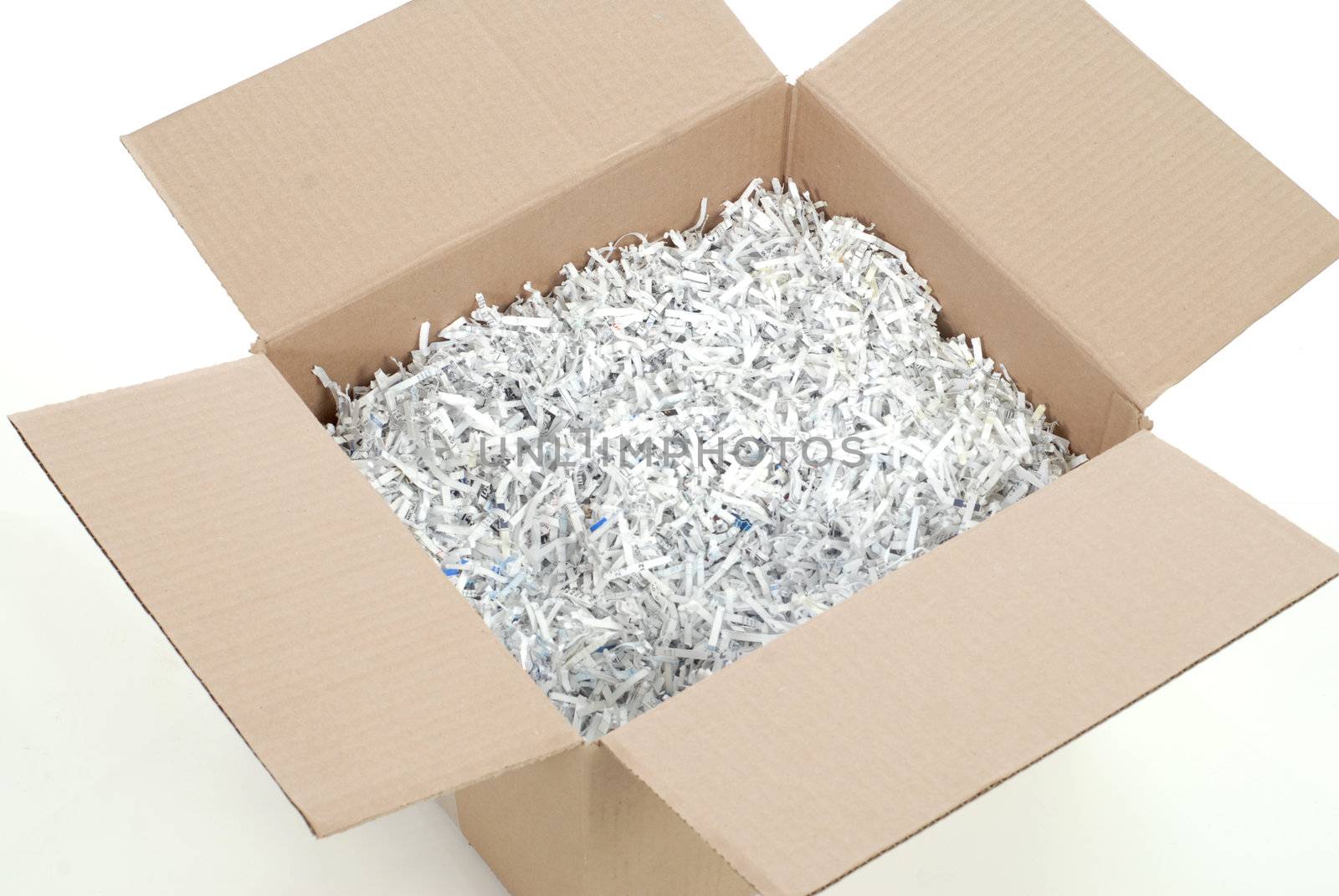 box of shredded paper by willeecole123
