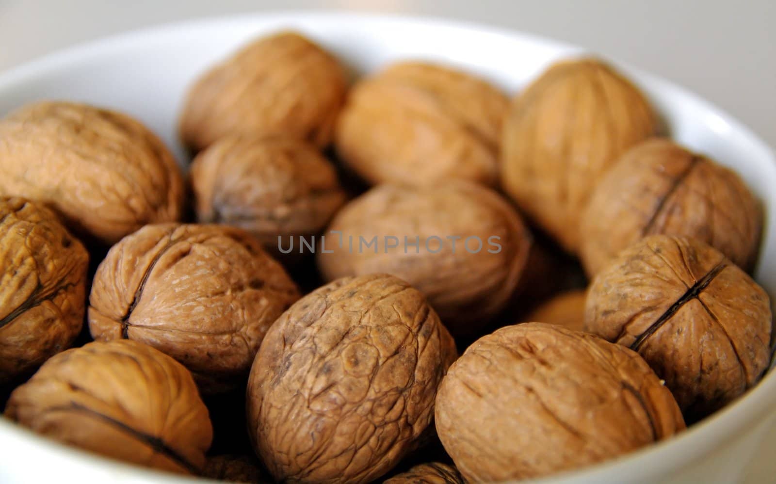 Walnuts in a bowl waiting to be eaten