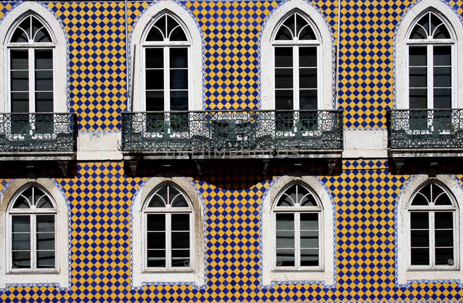 Detail of an old building at Lisbon, Portugal