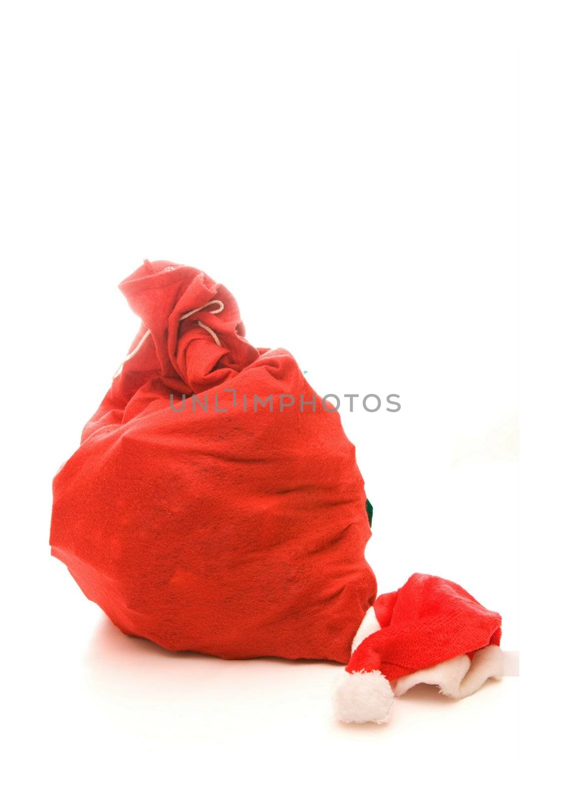 Santa Claus lost his bag and hat by Baltus
