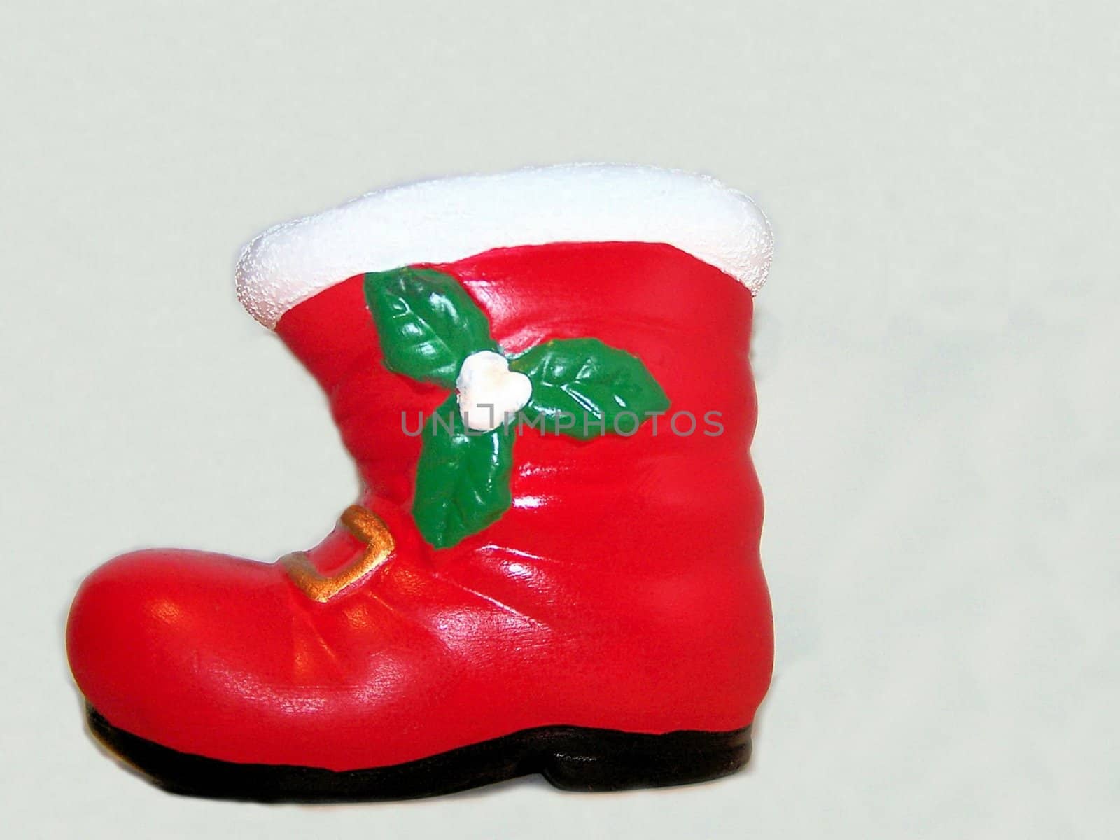 santas red boot