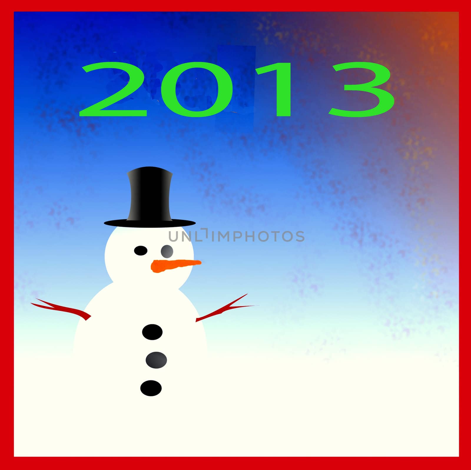 Happy New Year 2013 Background by Baltus