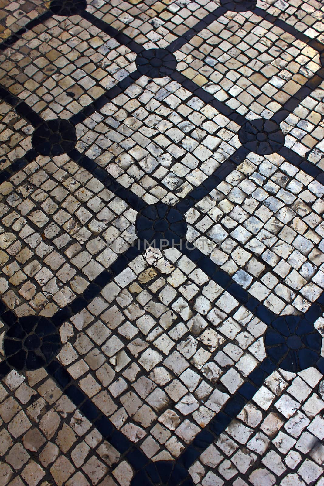 Detail of the famous portuguese pavement