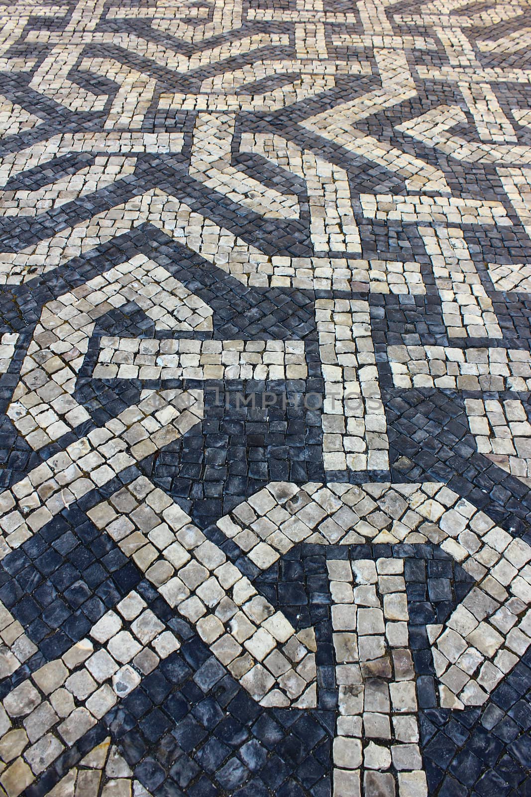 Detail of the portuguese pavement