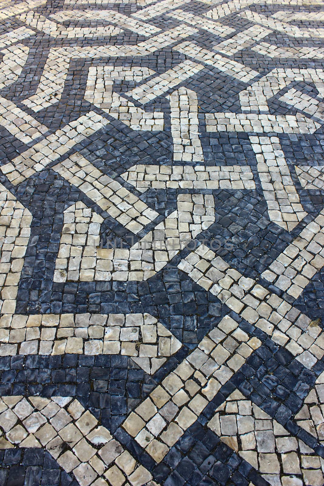 Detail of the famous portuguese pavement