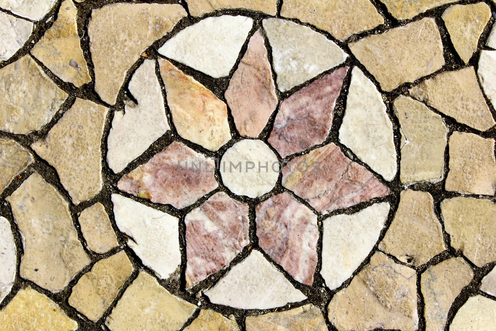 Detail of the famous portuguese pavement