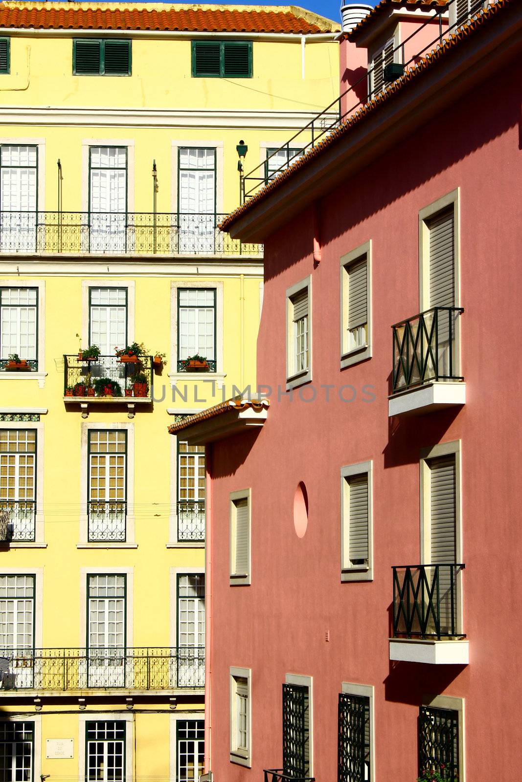 Lisbon typical buildings