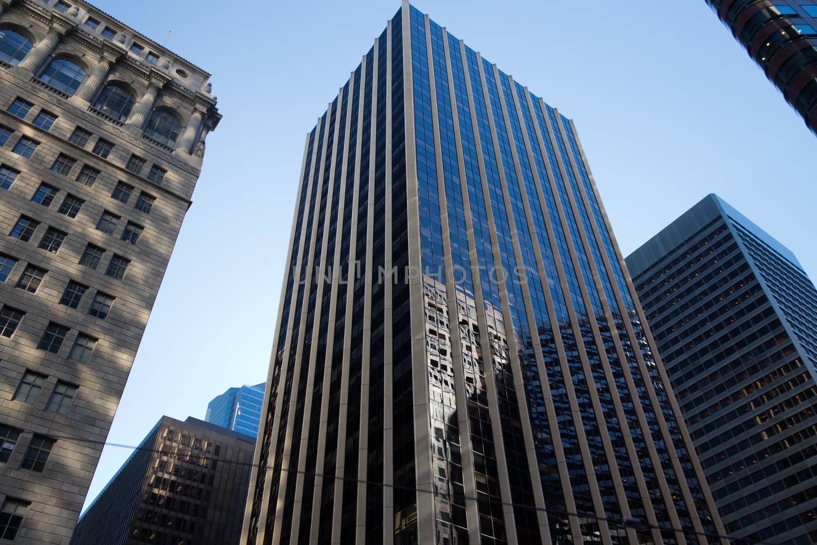 Office buildings in the downtown core.