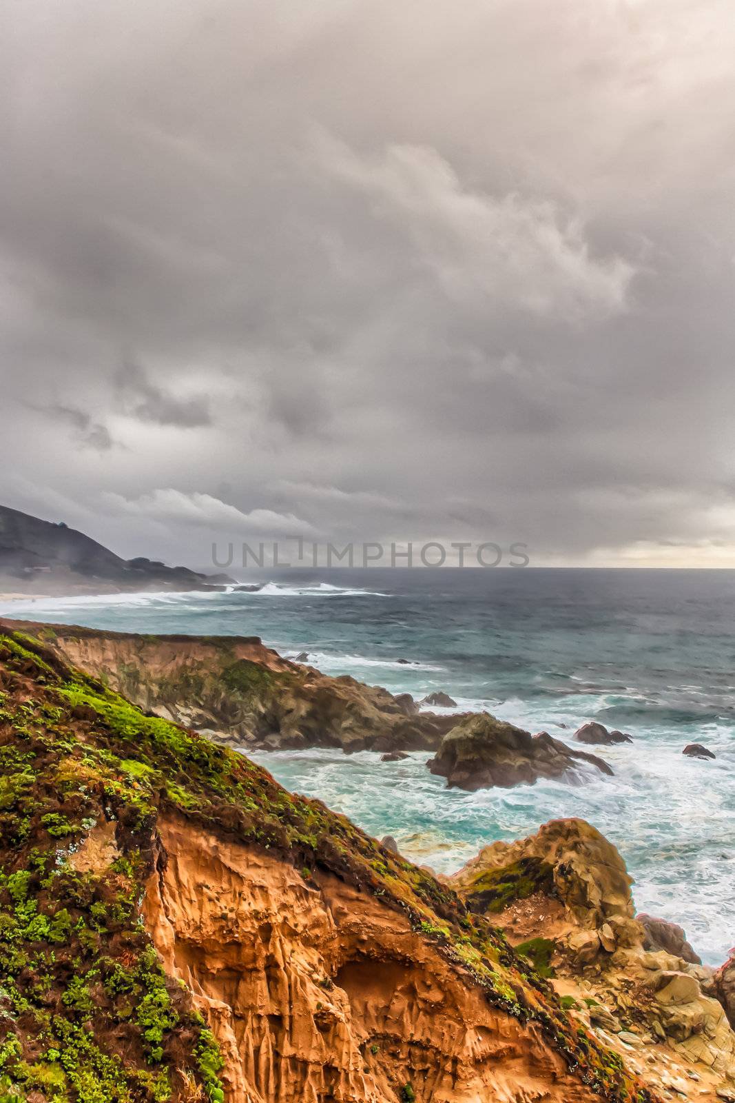 California Central Coast at Big Sur by wolterk