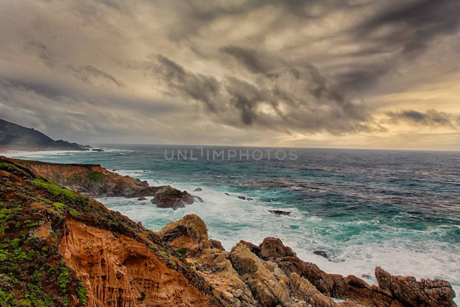 The California Central Coast at Big Sur.