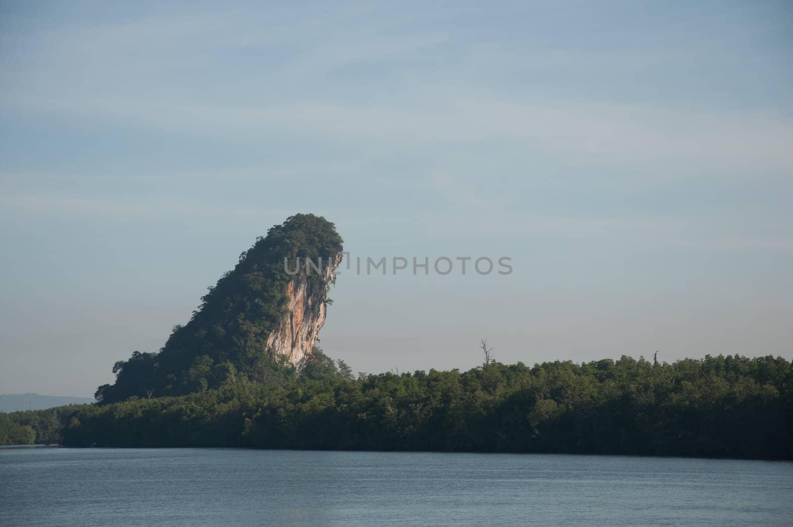 nature landscape mountain in krabi, thailand