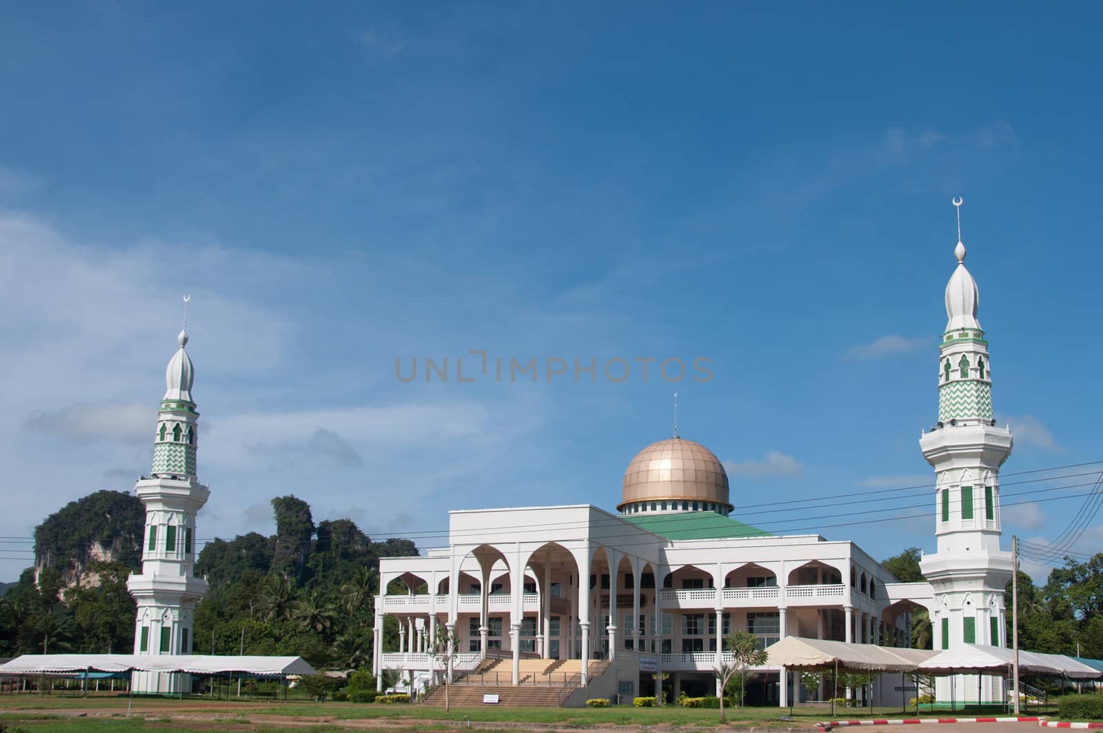 Central Mosque (Masjid) of Krabi Province, Thailand