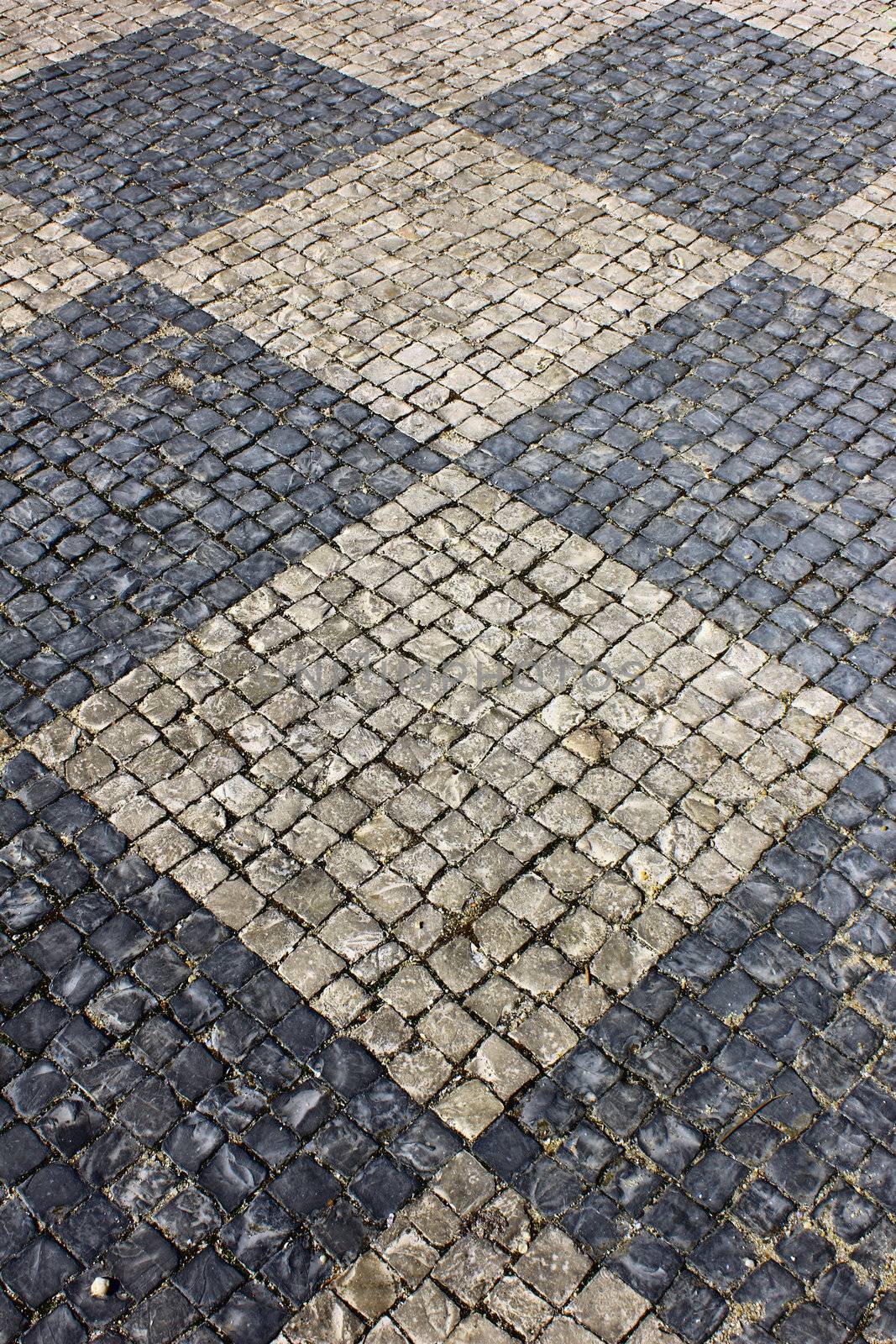 Detail of the famous portuguese pavement