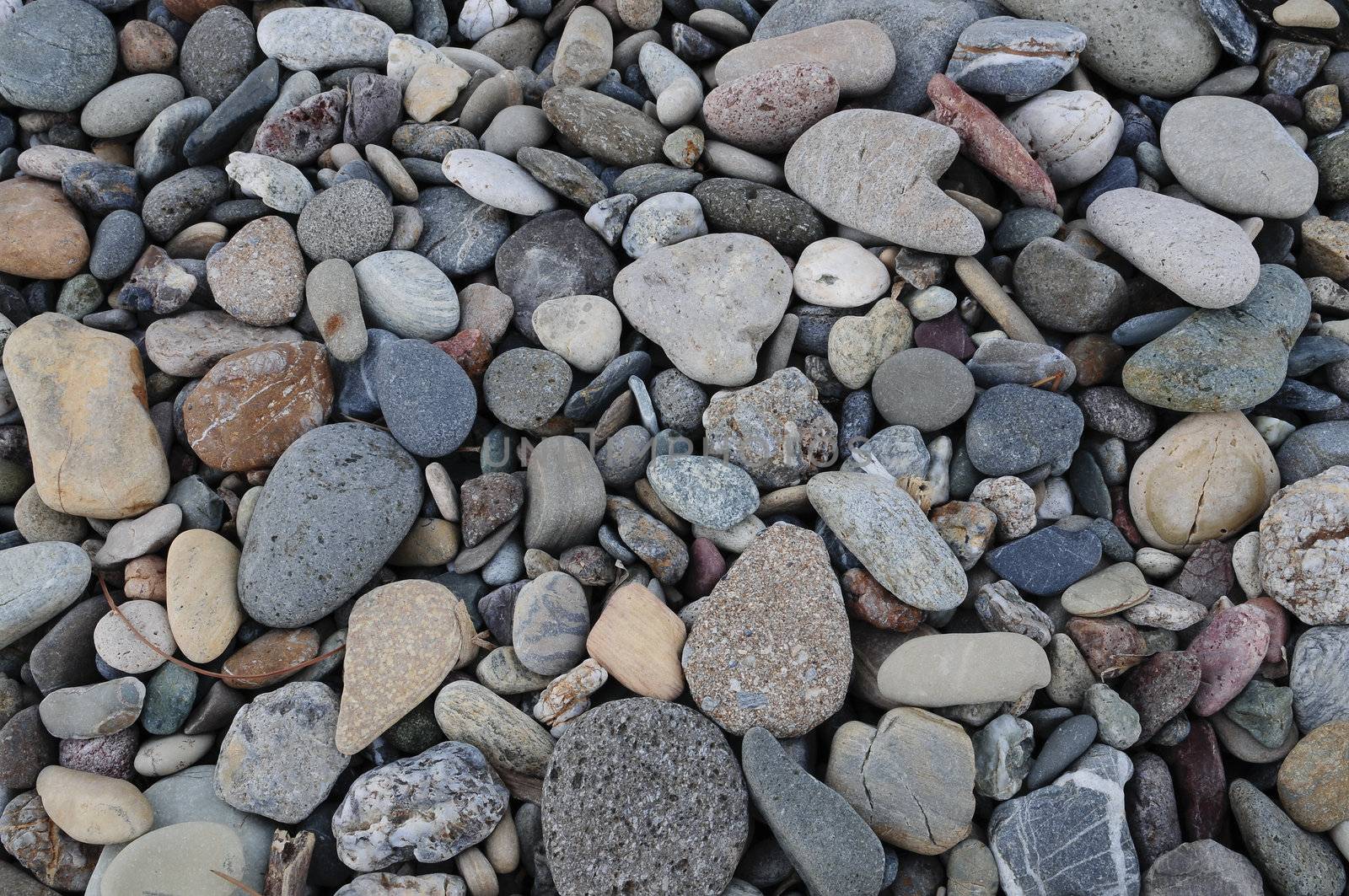 Stones on beach