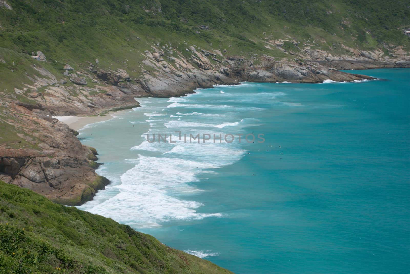 Crystalline clear waters in Arraial do Cabo, Rio de Janeiro, Brazil 