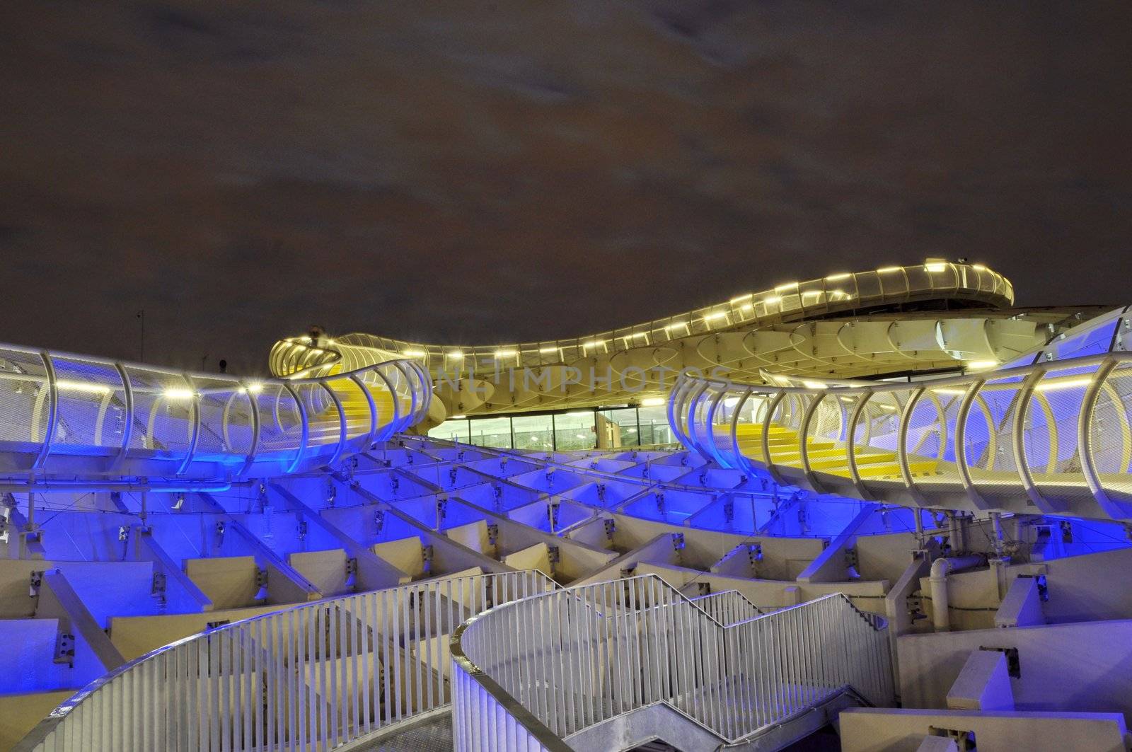 SEVILLA,SPAIN -SEPTEMBER 27: Metropol Parasol in Plaza de la Enc by anderm