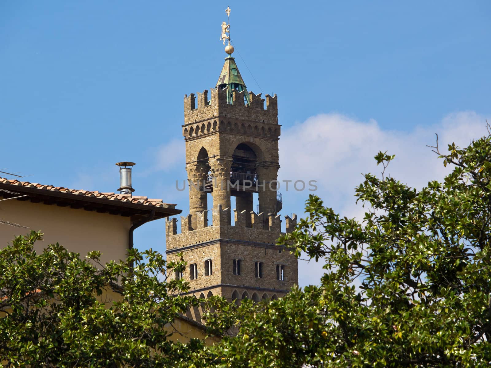 tower of a church in florence italy