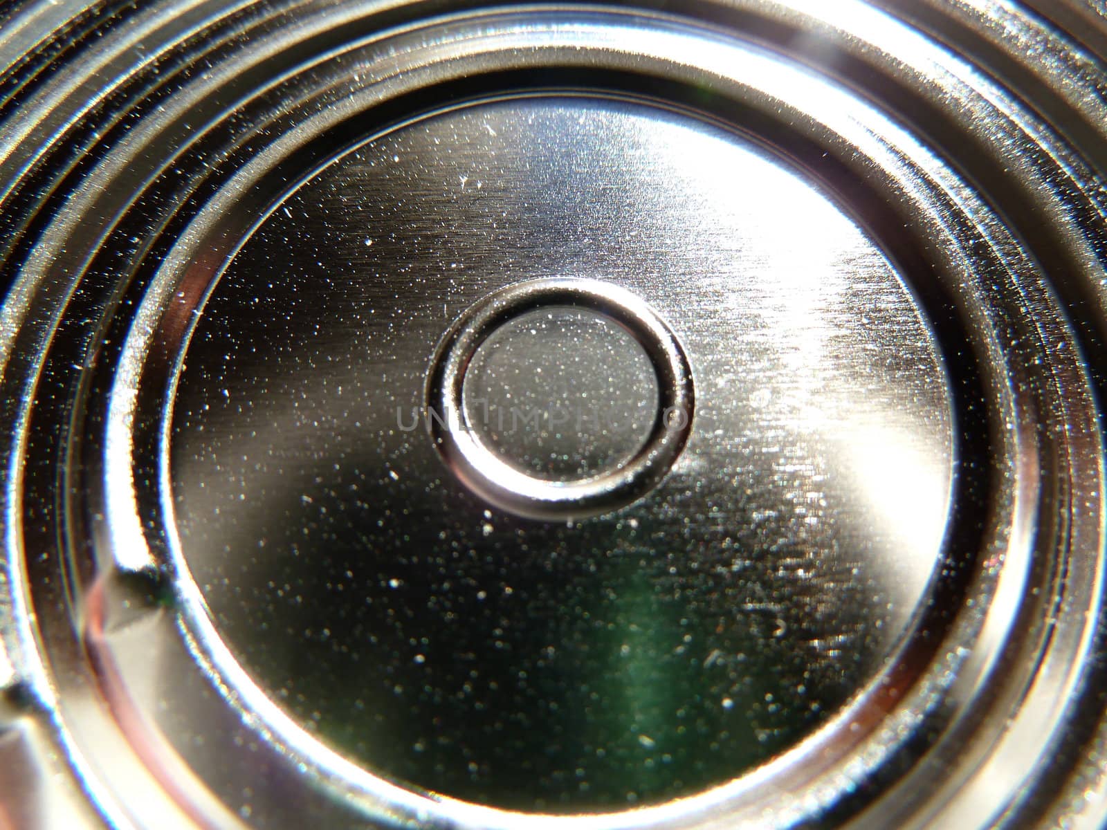 shiny metallic circle as a background