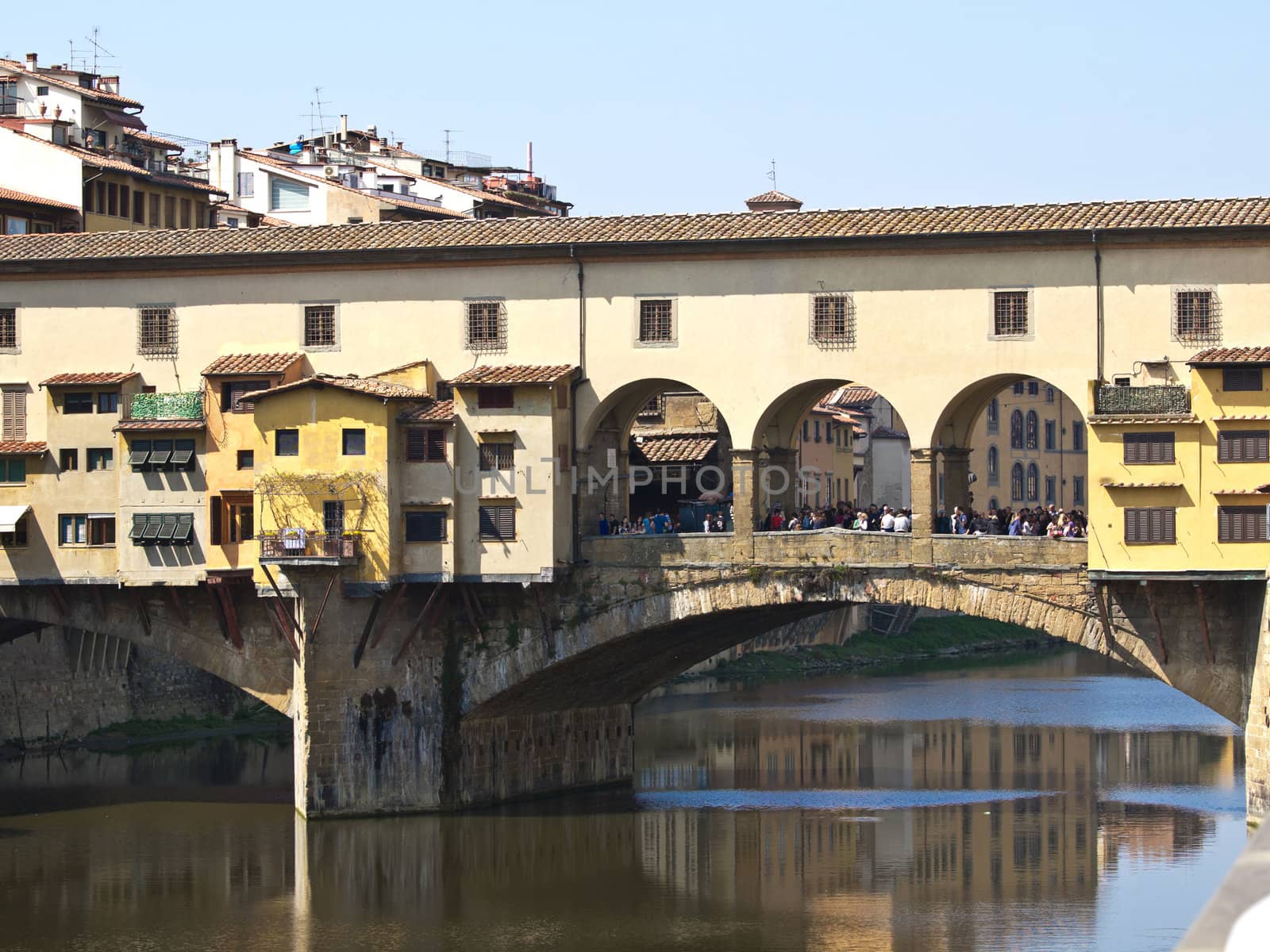 Ponte Vechio bridge in Florence Italy