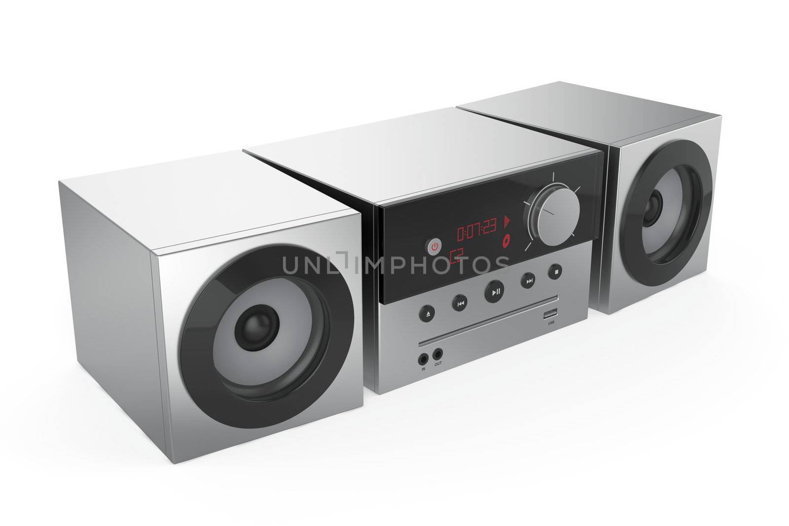Stereo audio system by magraphics