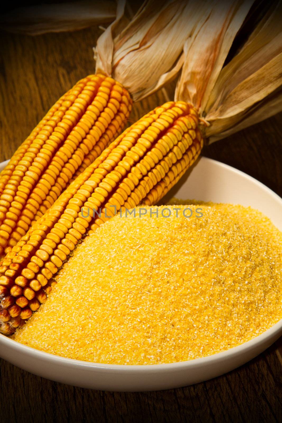 Still life with maize products 