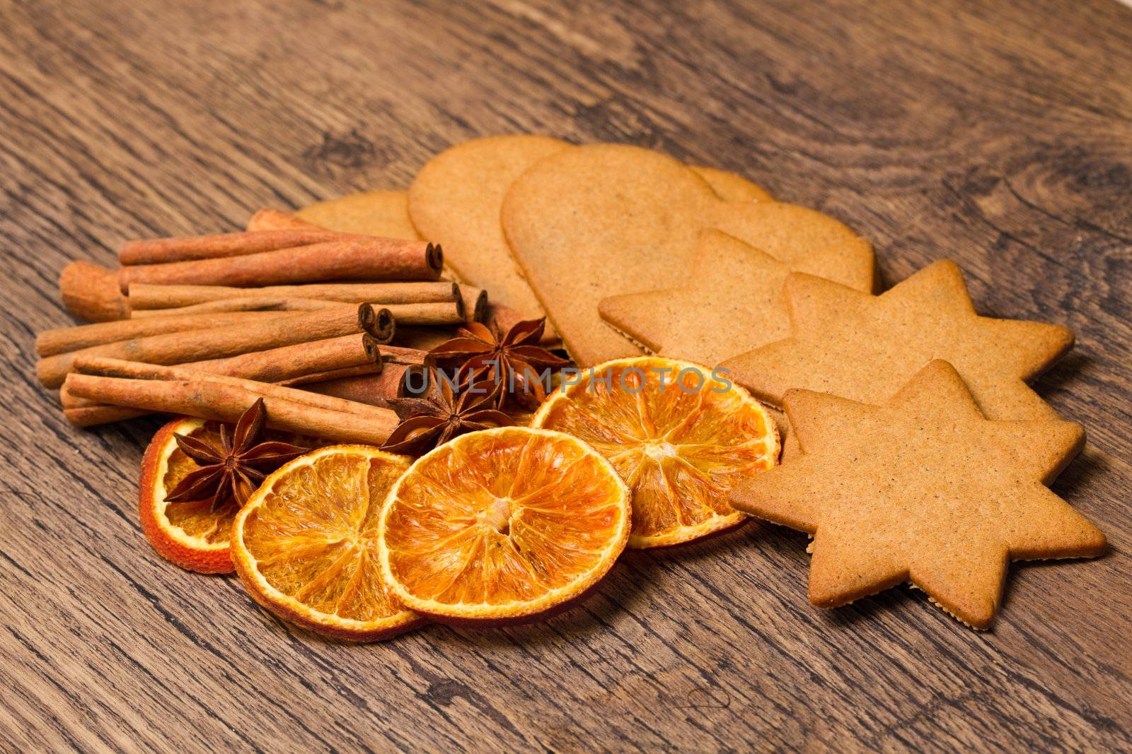 biscuits with  cinnamon and  orange dried by lsantilli