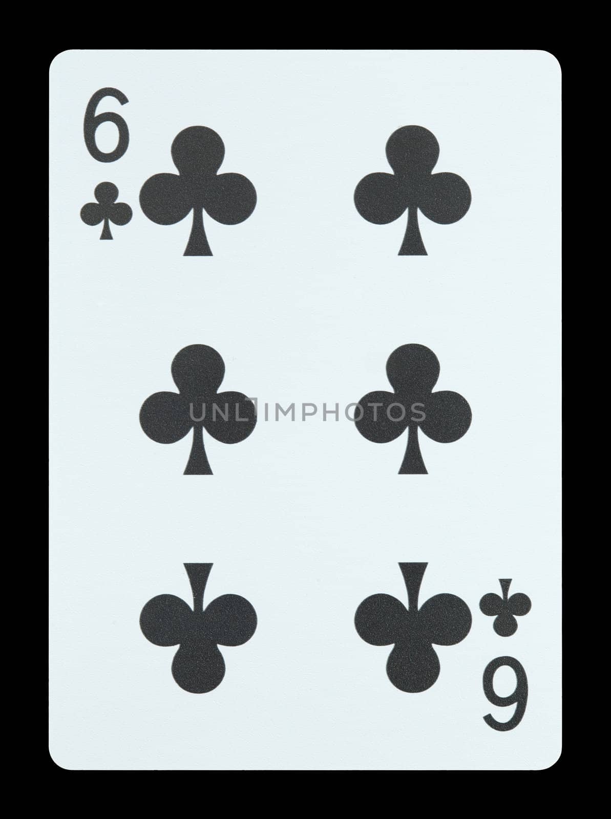 Playing cards - Six of clubs