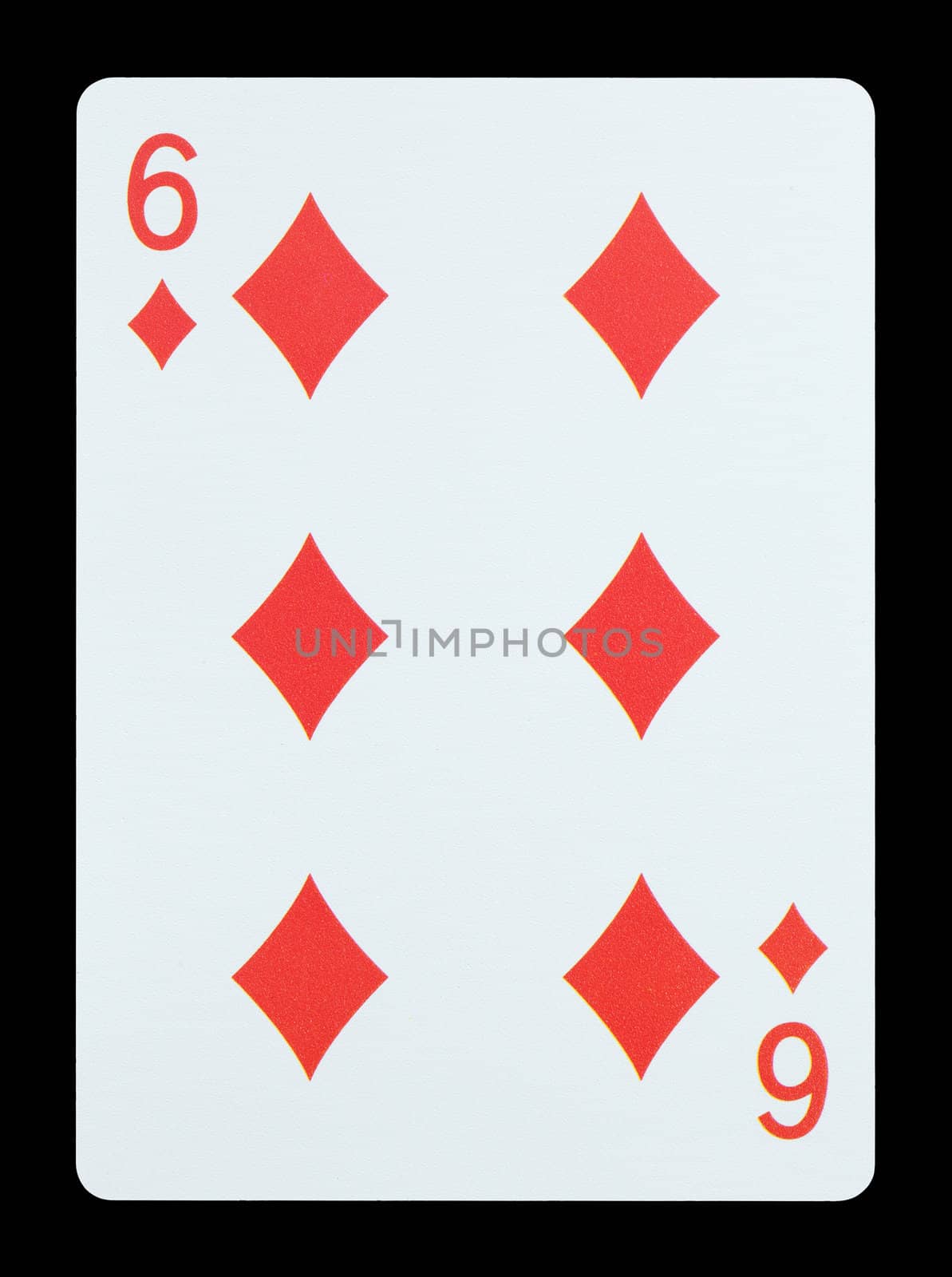 Playing cards - Six of diamonds