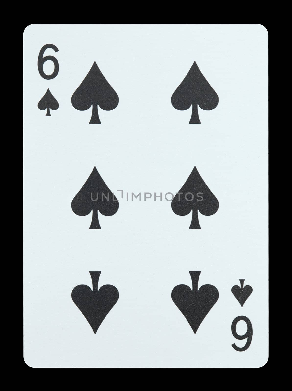 Playing cards - Six of spades